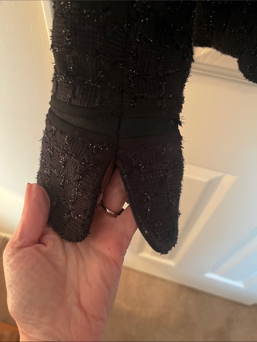 White House Black Market Tweed Sparkle Blazer - Picture 7 of 11